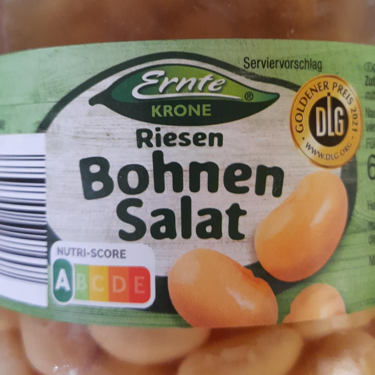 Fotografie - Riesen Bohnen Salat Ernte Krone