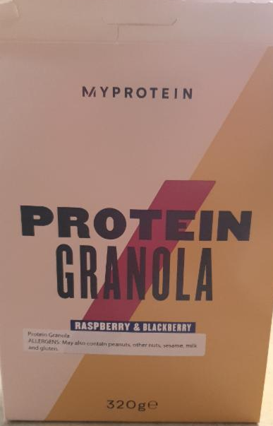 Fotografie - Protein granola raspberry & blackberry Myprotein