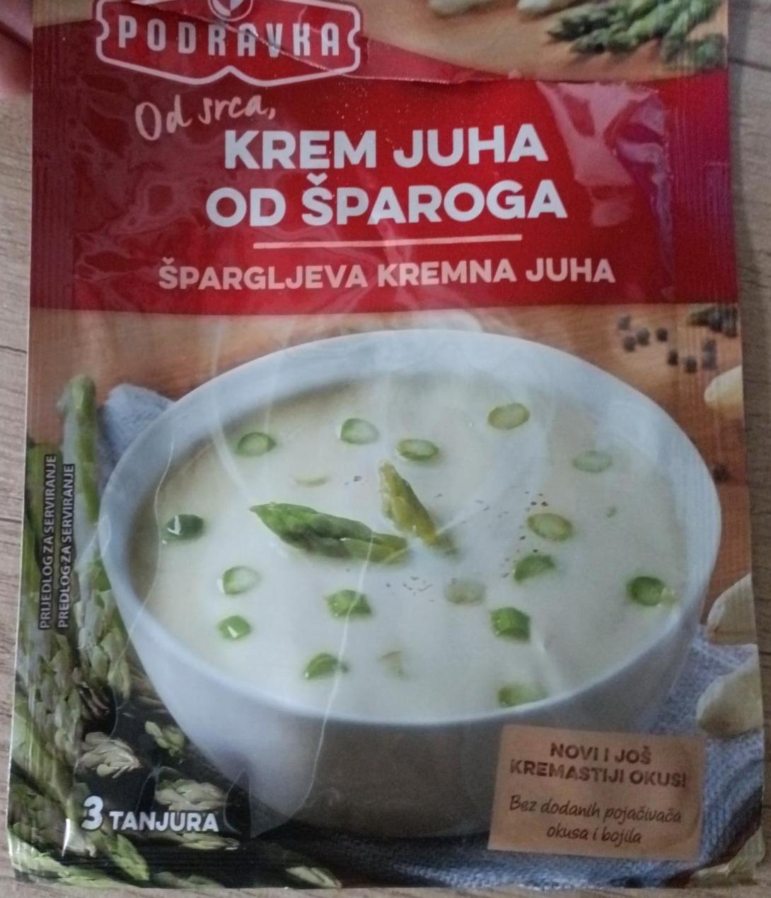 Fotografie - Krem Juha Od Šparoga Podravka (hodnoty pre suchú zmes)