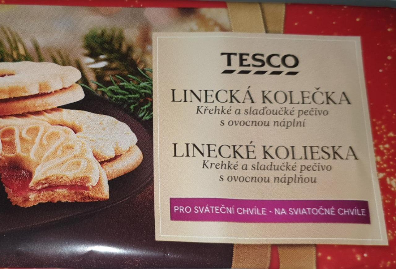 Fotografie - Linecké kolieska s ovocnou náplňou Tesco