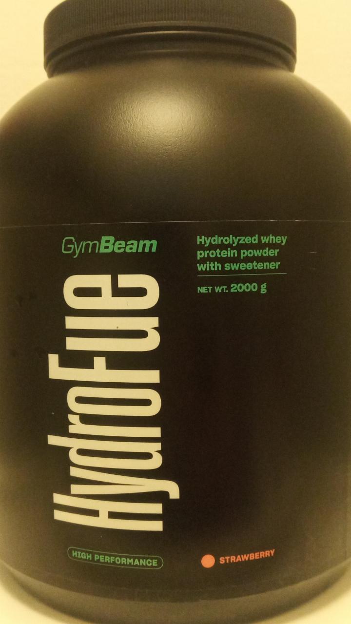 Fotografie - HydroFue Whey Protein Strawberry GymBeam