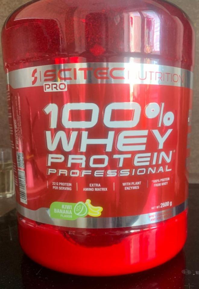Fotografie - 100% Whey protein professional kiwi banana Scitec Nutrition