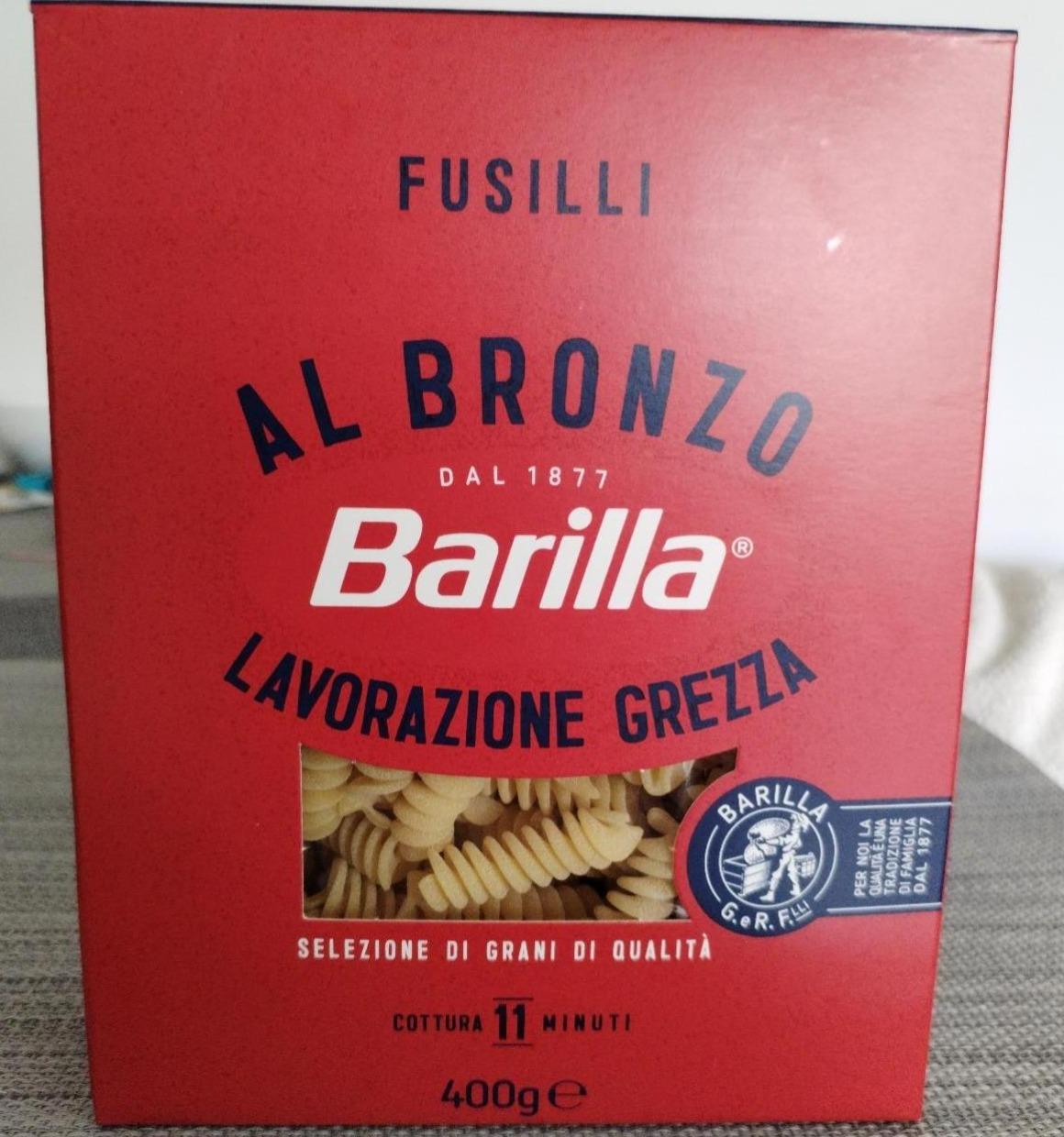 Fotografie - Fusilli al Bronzo Lavorazione Grezza Barilla