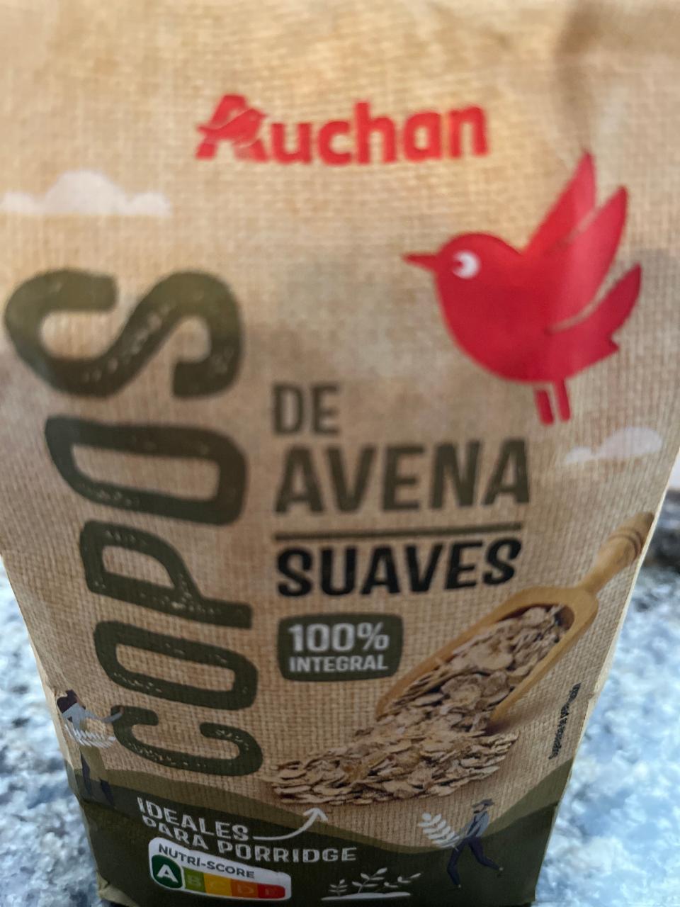 Fotografie - Copos de avena suaves Auchan