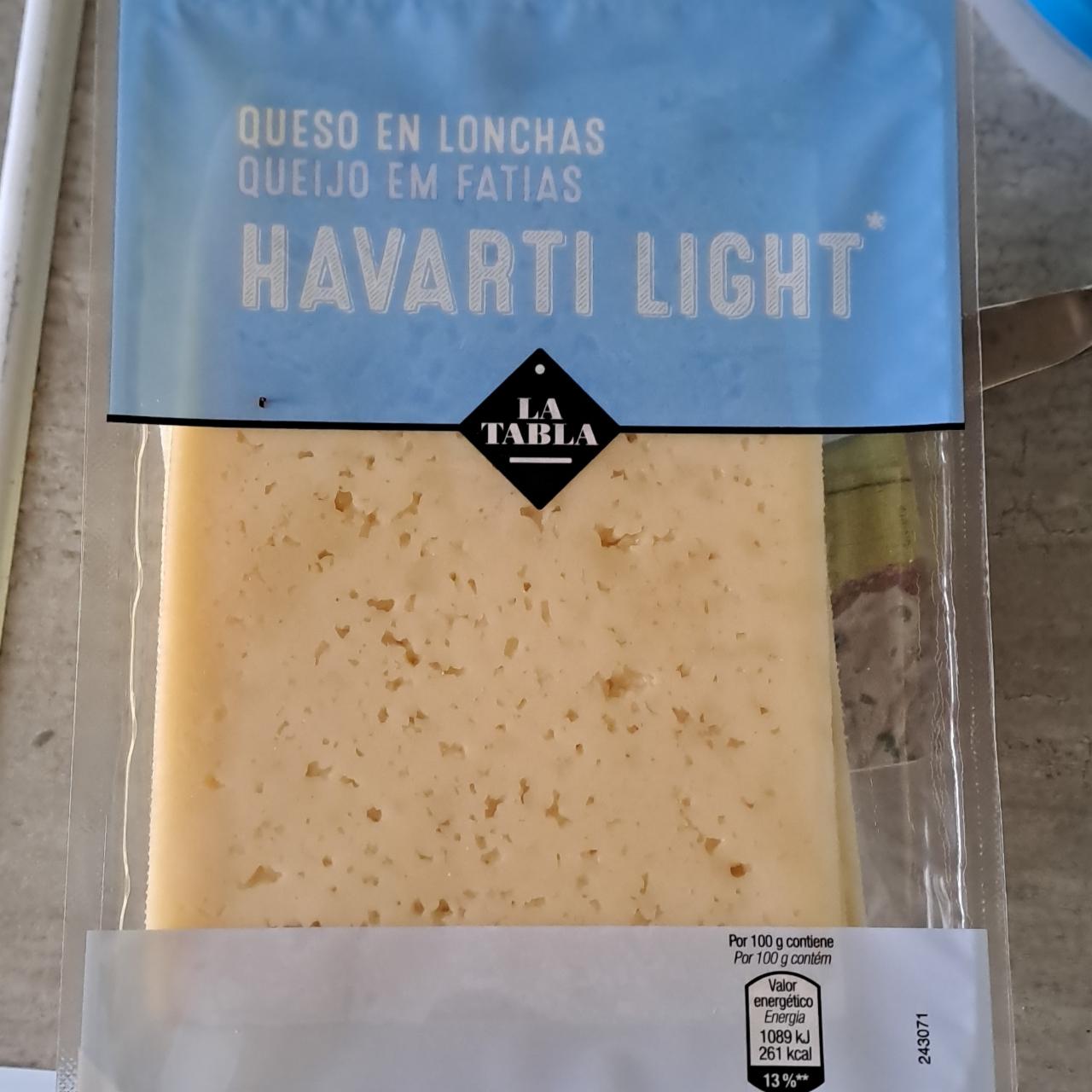 Fotografie - Havarti light La Tabla