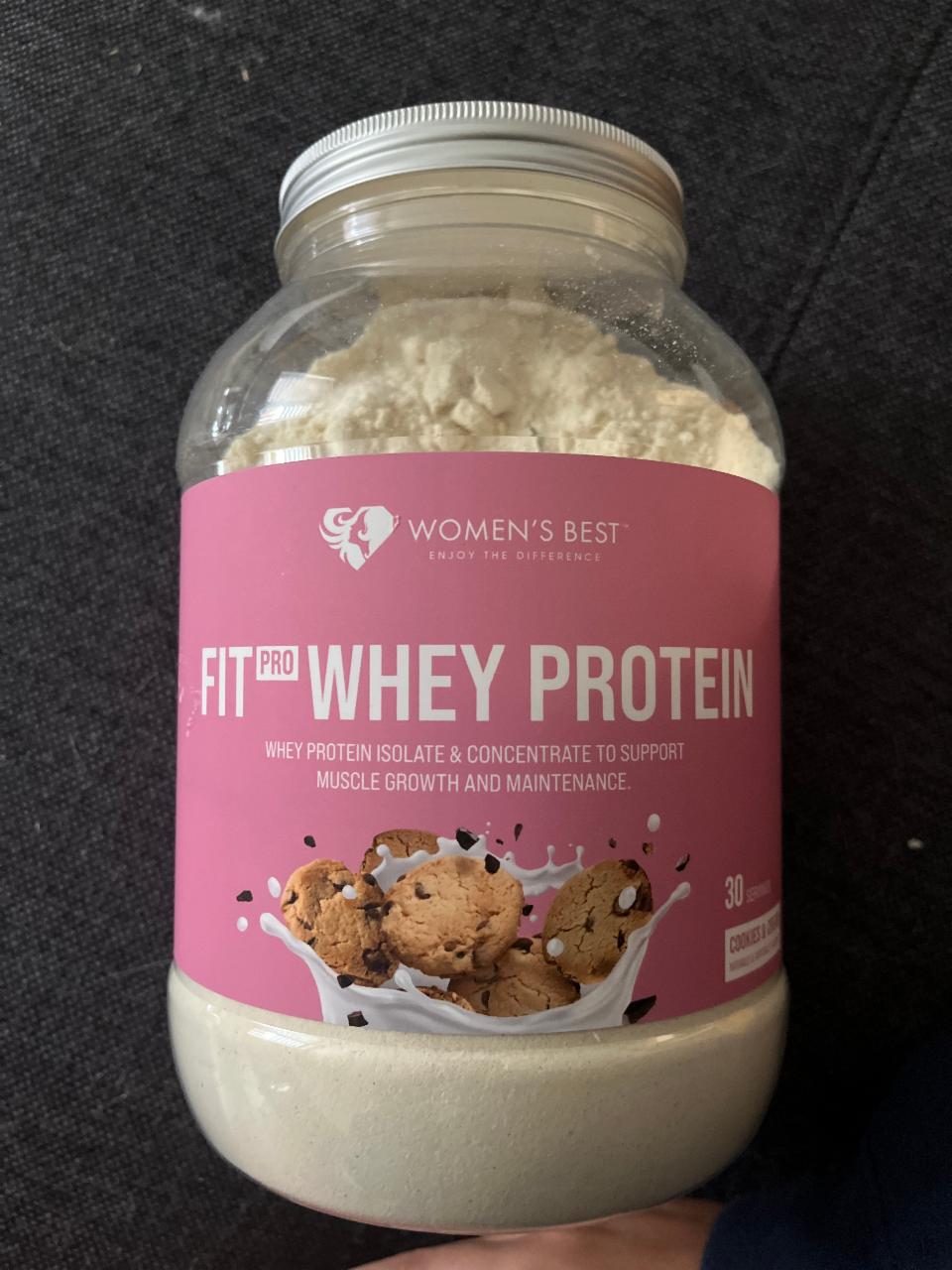 Fotografie - Fit Pro Whey Protein Cookies & Cream Women’s best