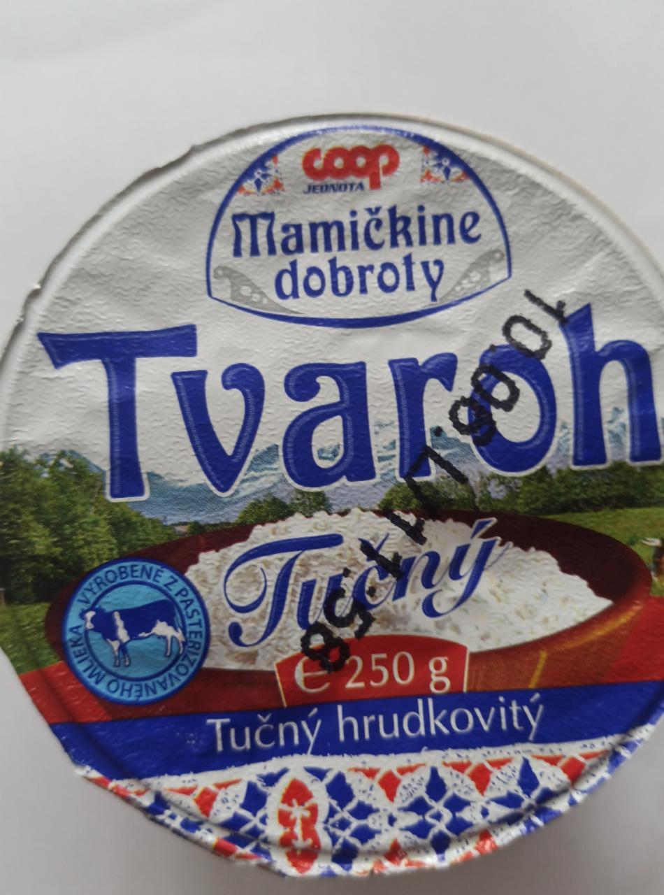 Fotografie - tvaroh tučný hrudkovitý coop