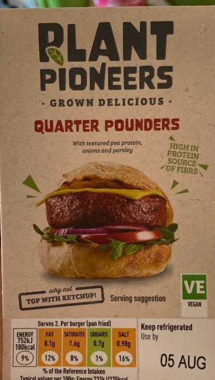 Fotografie - Plant Pioneers quarter pounders