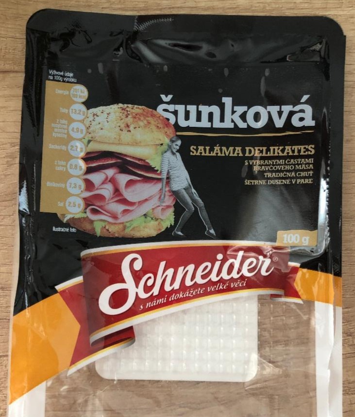 Fotografie - Šunková saláma delikates Schneider