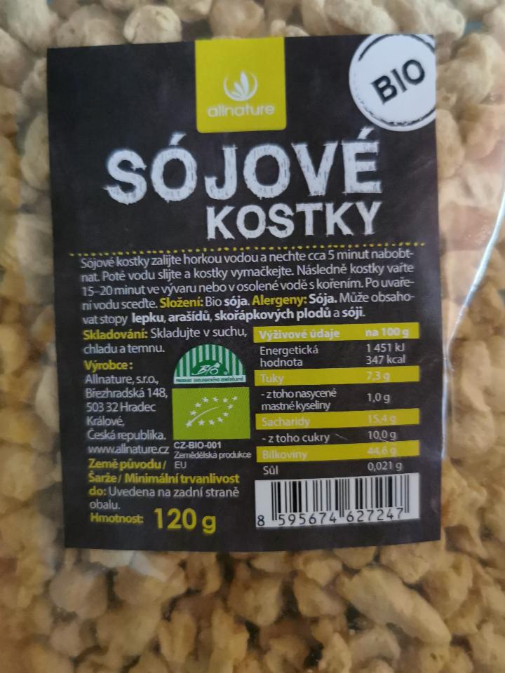 Fotografie - Sójové kostky allnature