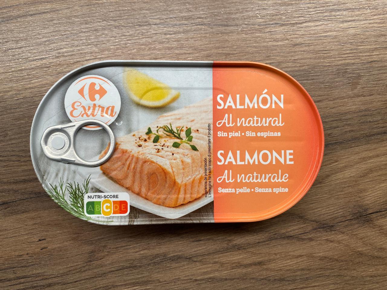 Fotografie - Salmón Al natural Carrefour