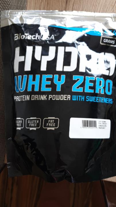 Fotografie - BioTechUsa hydro whey zero chocolate hazelnut 