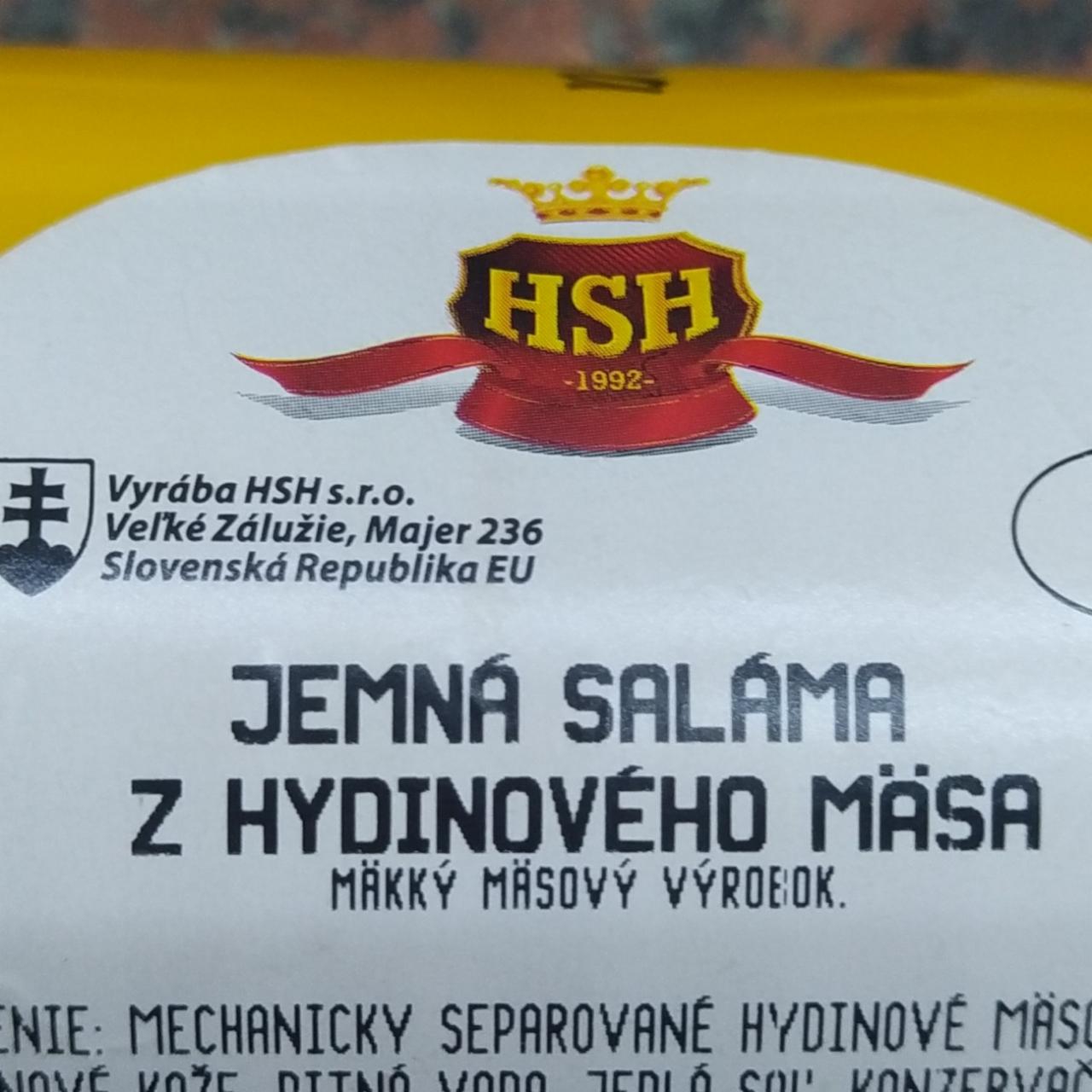 Fotografie - Jemná saláma z hydinového mäsa HSH