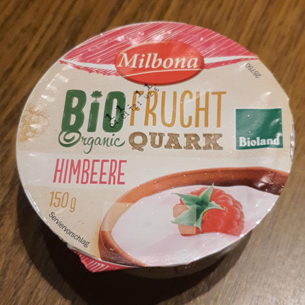 Fotografie - Frucht Quark Himbeere Bio Organic Milbona