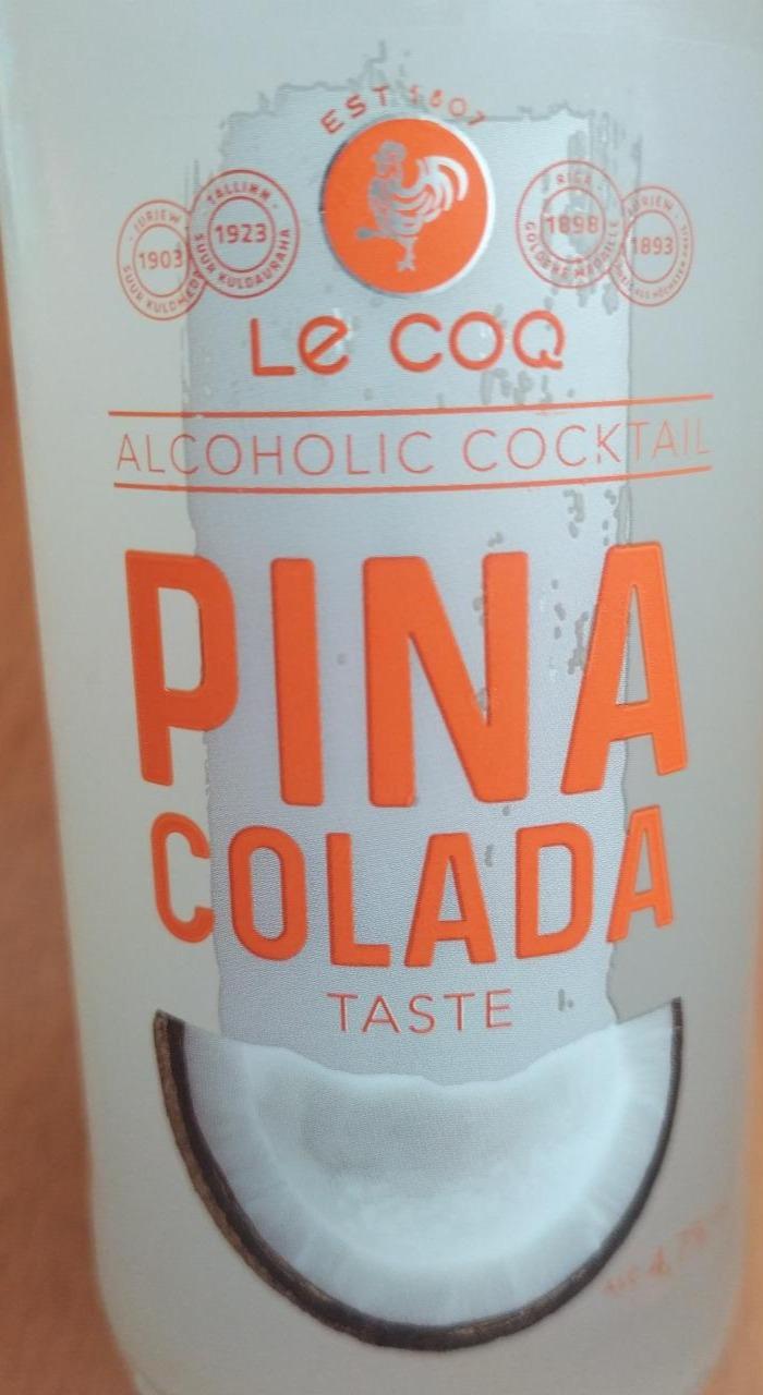 Fotografie - Alcoholic Cocktail Pina Colada Taste Le Coq