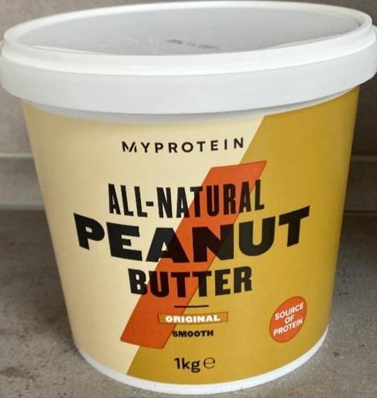 Fotografie - arašidové maslo MyProtein Peanut Butter