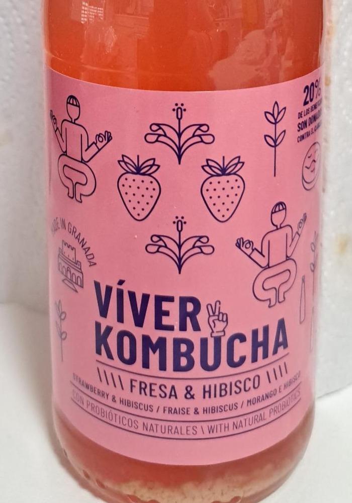 Fotografie - Fresa & Hibisco Víver Kombucha