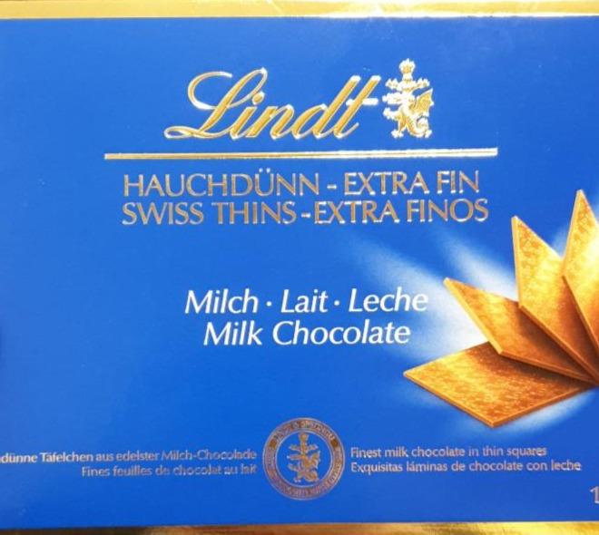 Fotografie - Hauchdünn-extra fin Milch Lindt