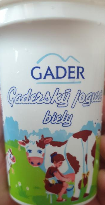 Fotografie - Gaderský jogurt biely Gader