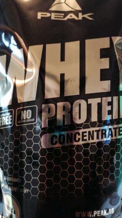 Fotografie - Peak whey protein concentrate cookie & cream