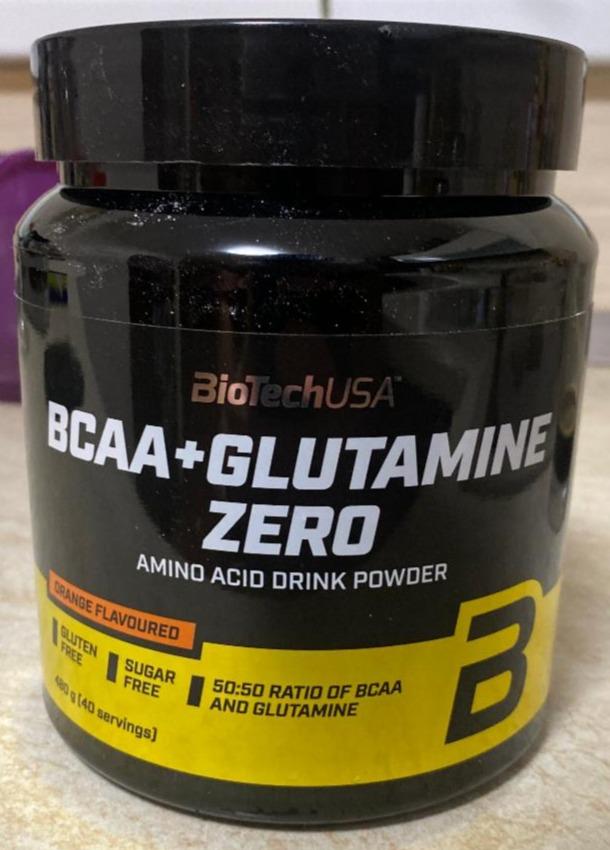 Fotografie - BCAA + Glutamine Zero Orange Flavoured BioTechUSA