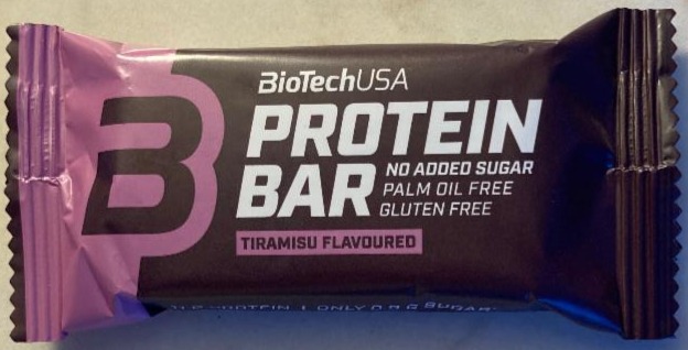 Fotografie - Protein bar Tiramisu flavoured BioTechUSA
