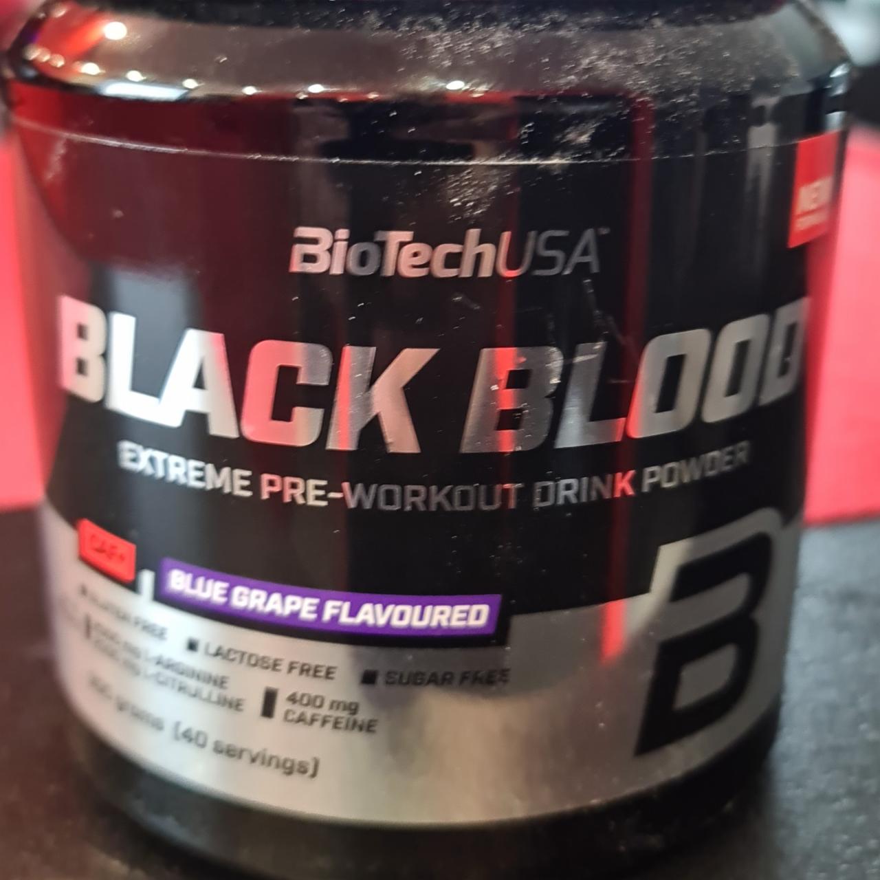 Fotografie - Black Blood Blue grape flavoured BiotechUSA