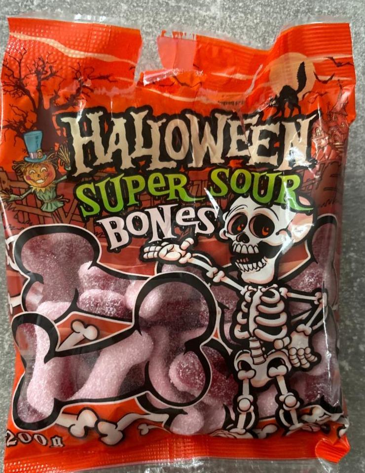Fotografie - Halloween Super Sour Bones Lidl