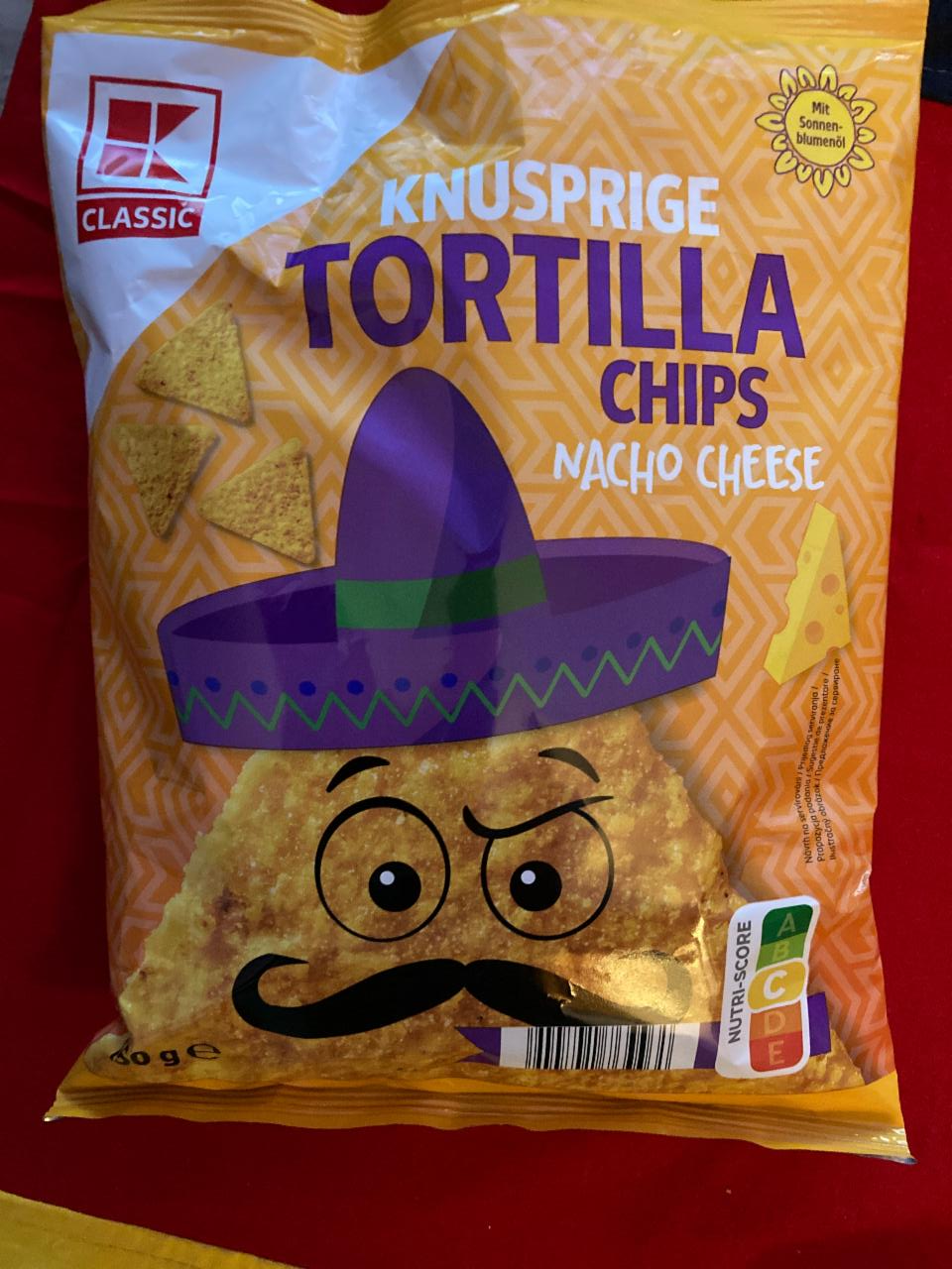 Fotografie - Tortilla chips Nacho cheese K-Classic