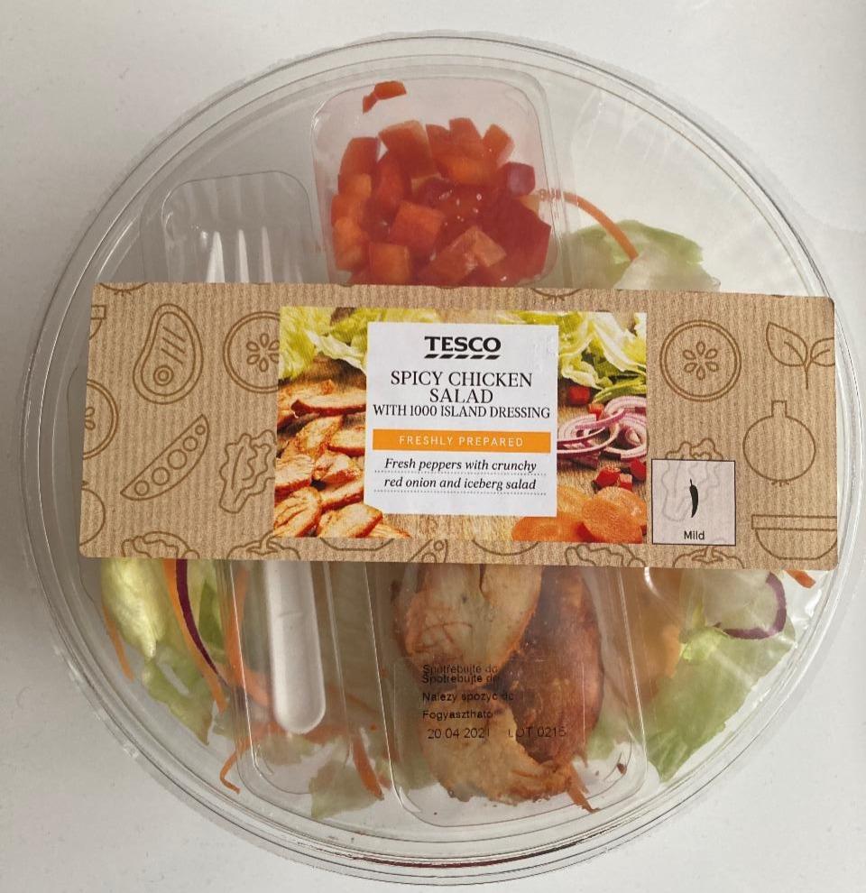 Fotografie - Spicy chicken salad with 1000 island dressing Tesco