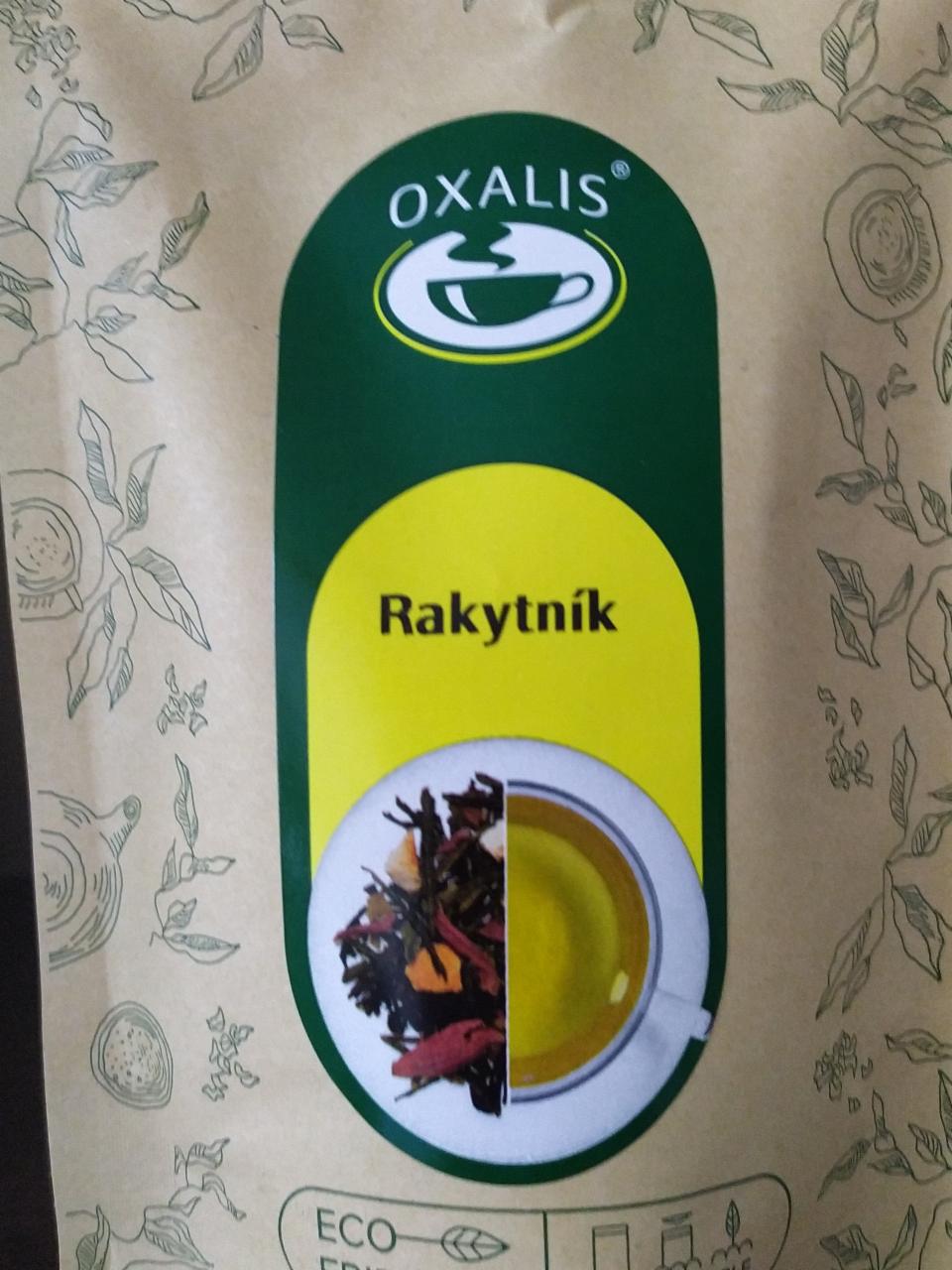 Fotografie - Rakytník Oxalis Sypaný zelený čaj automatizovaný ochutený