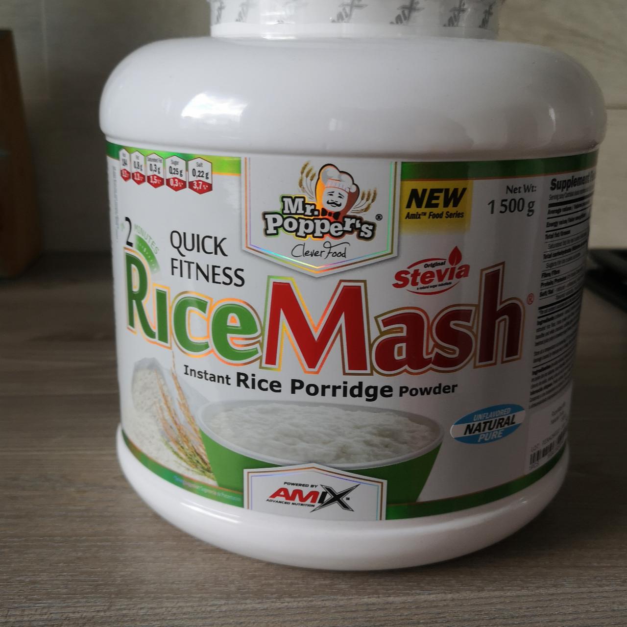 Fotografie - Rice Mash Instant Rice Porridge Powder Unflavored Natural Pure Mr. Popper's
