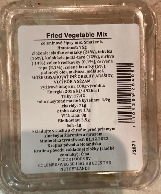 Fotografie - fried vegetable mix