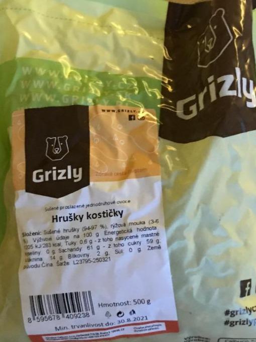 Fotografie - Hrušky Kostičky Grizly