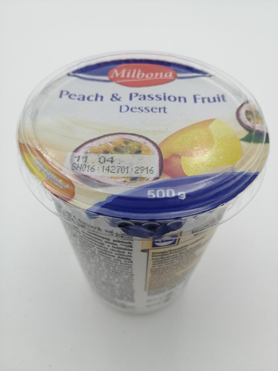 Fotografie - Milbona jogurt ovocný broskyňa a maracuja