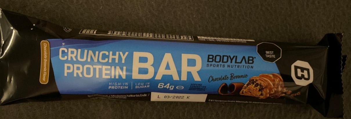 Fotografie - Crunchy protein Bar Chocolate Brownie Bodylab
