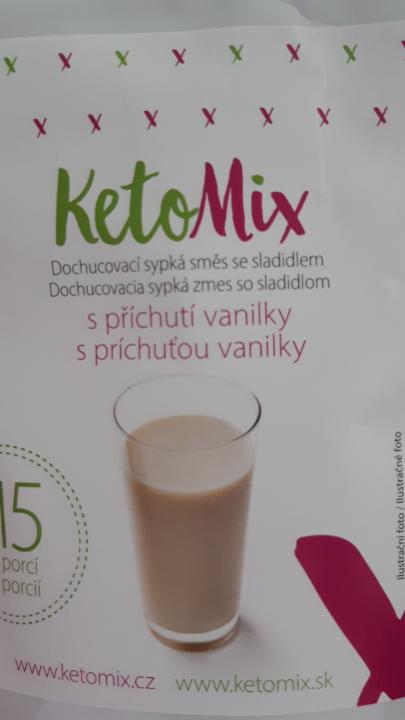 Fotografie - Dochucovacia sypká zmes s príchuťou vanilky KetoMix