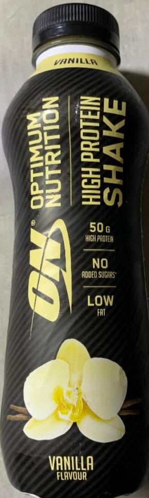 Fotografie - Optimum High proteín shake Vanilla 50g high protein