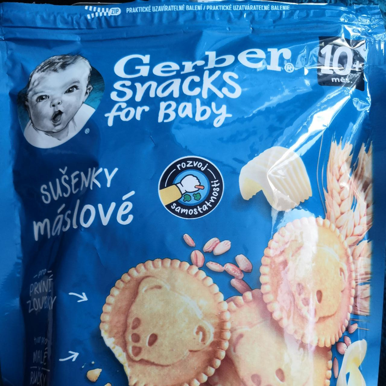 Fotografie - Snacks for Baby Sušenky Máslové Gerber