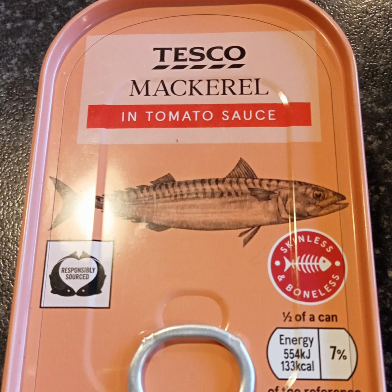 Fotografie - Mackerel in Tomato Sauce Tesco