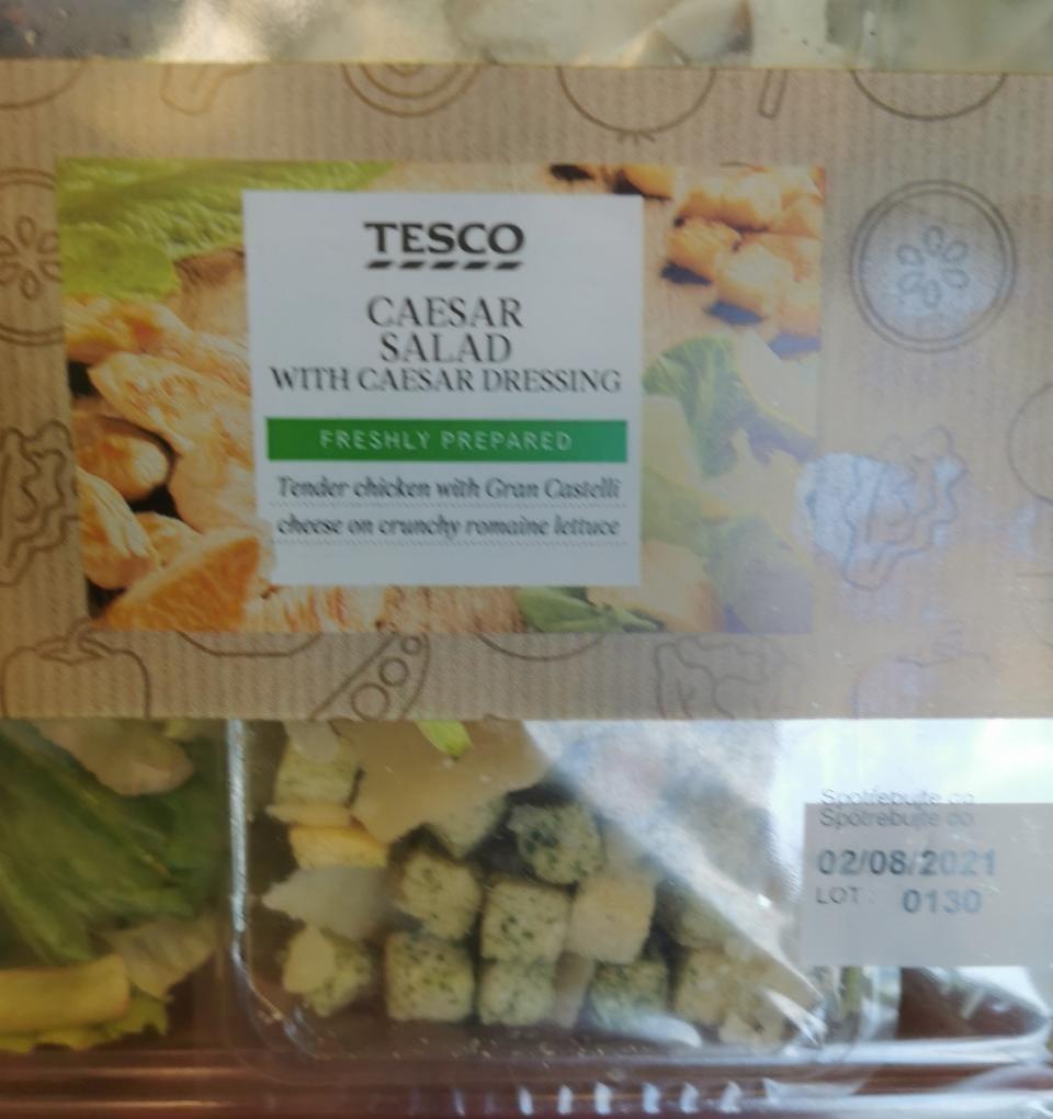 Fotografie - Caesar salad with ceasar dresing Tesco