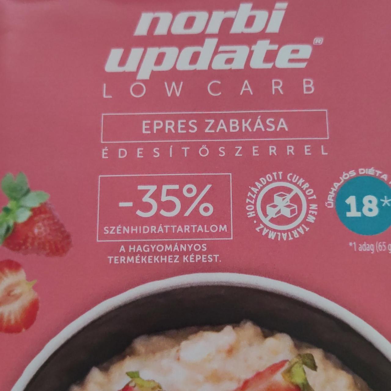 Fotografie - Low Carb epres zabkása édesítőszerrel Norbi Update