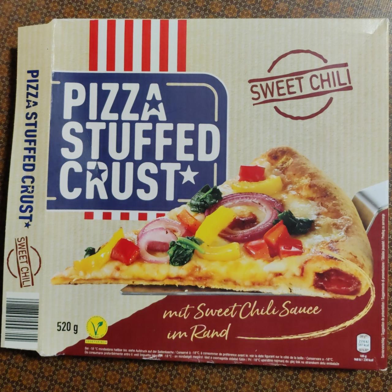 Fotografie - Pizza stuffed crust Sweet chili