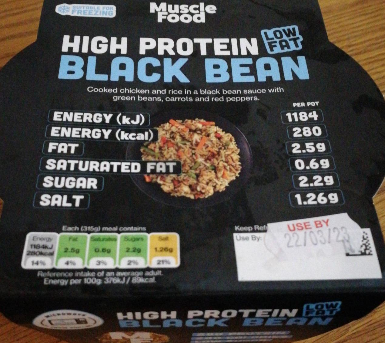 Fotografie - Black Bean MuscleFood