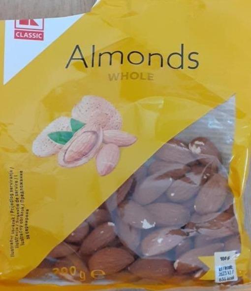 Fotografie - Almonds whole Mandle K-Classic