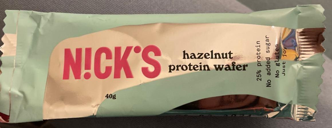 Fotografie - Nick's hazelnut protein wafer