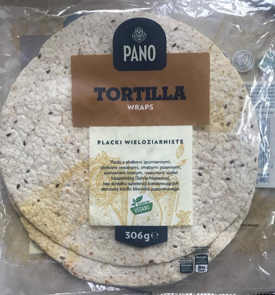 Fotografie - Tortilla wraps placki wieloziarniste Pano