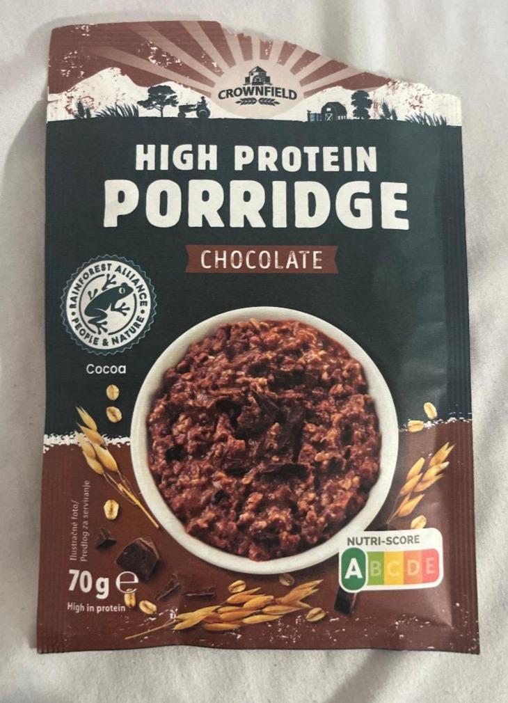 Fotografie - High protein porridge Chocolate Crownfield