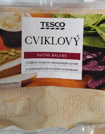 Fotografie - Cviklová Tortila so smotanovým syrom Tesco