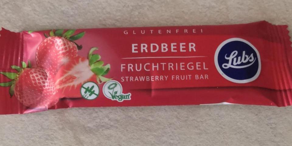 Fotografie - Erdbeer Fruchtriegel Lubs